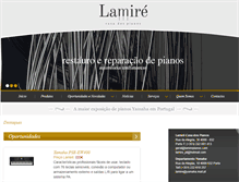 Tablet Screenshot of lamirepianos.com